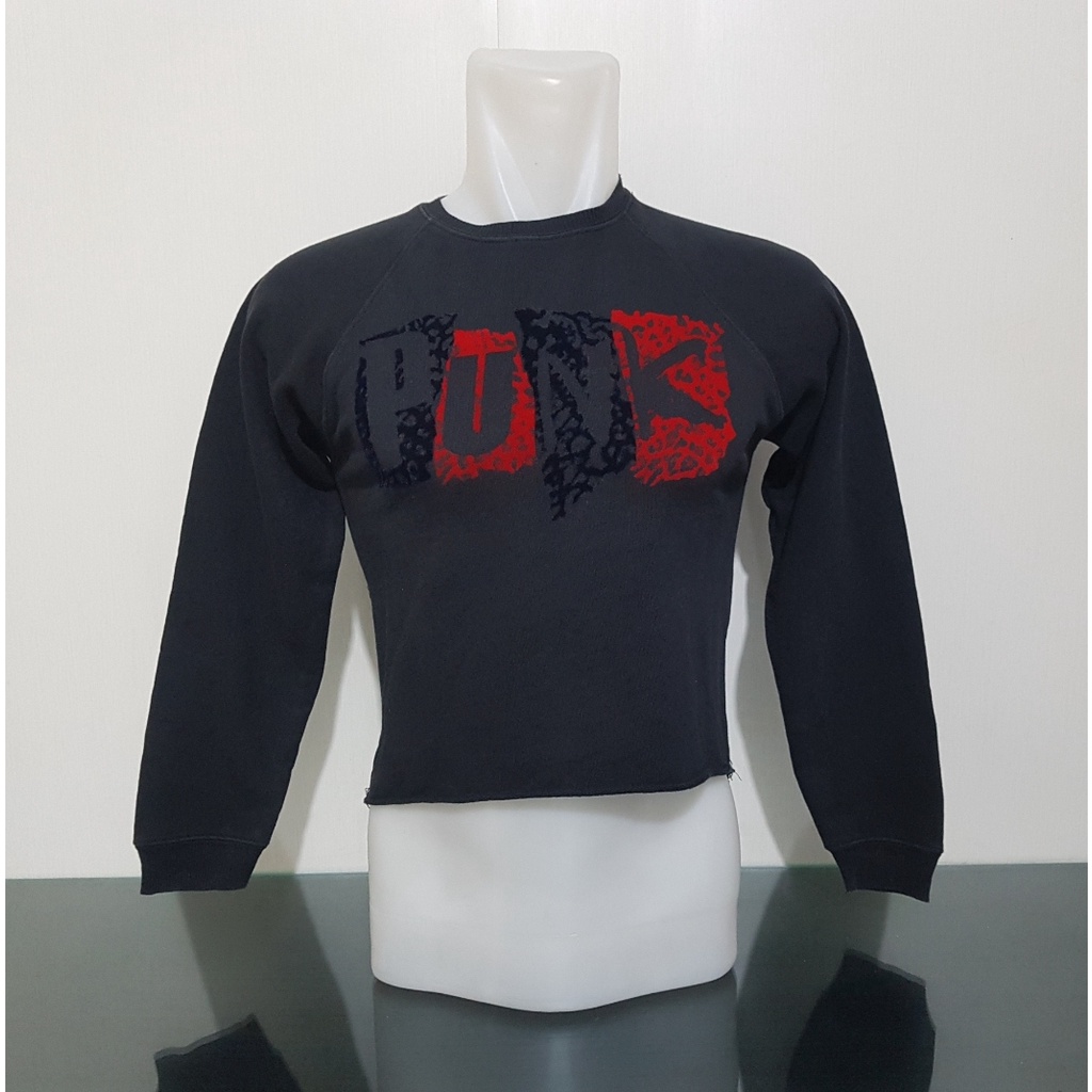 Baju Sweater Crop Top Wanita ZARA - Size S - Lebar Dada 44 cm - Original 100%