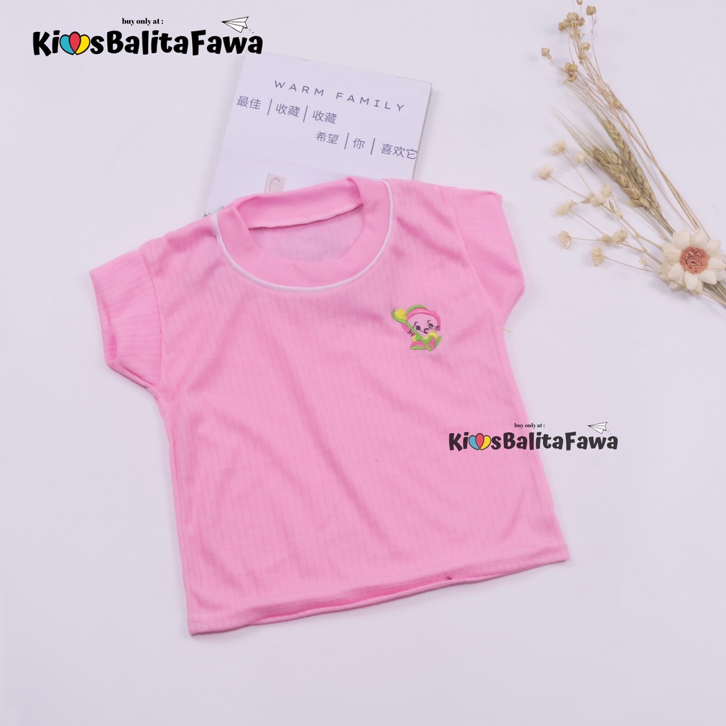 (SATUAN) Kaos Oblong Bayi 0-6 Bulan / SNI Baju Baby Perempuan Laki Pakaian Tidur Kado Bayi Murah