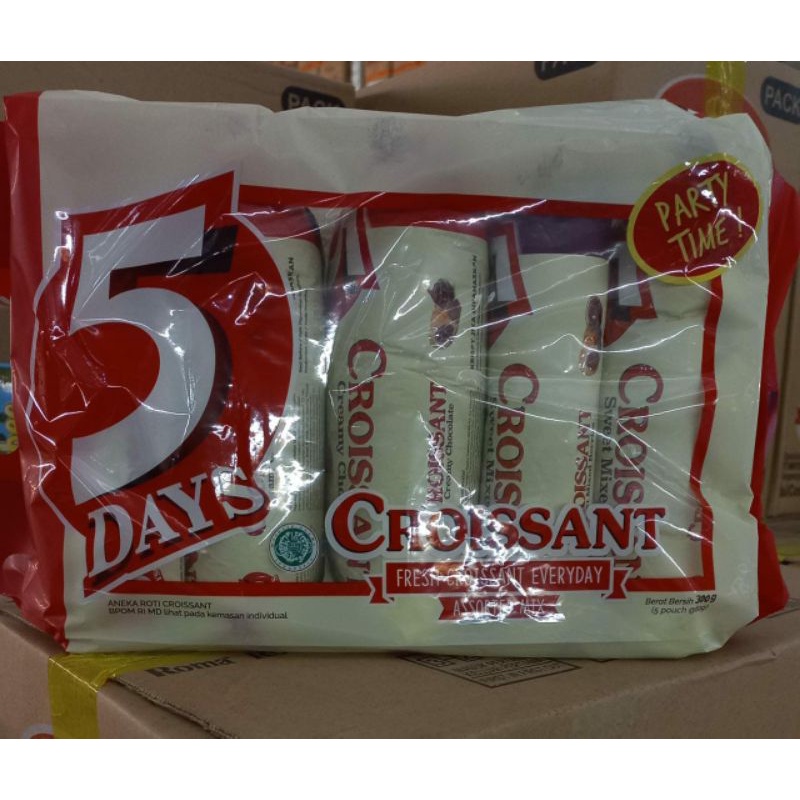 

Croissant 5 Days -Roti Enak Praktis dan Siap Saji