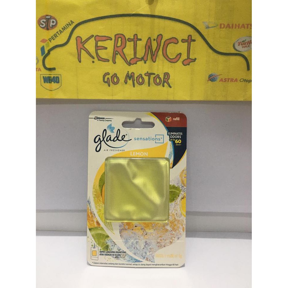 PARFUM MOBIL GLADE SENSATIONS LEMON REFILL - PEWANGI MOBIL GLADE