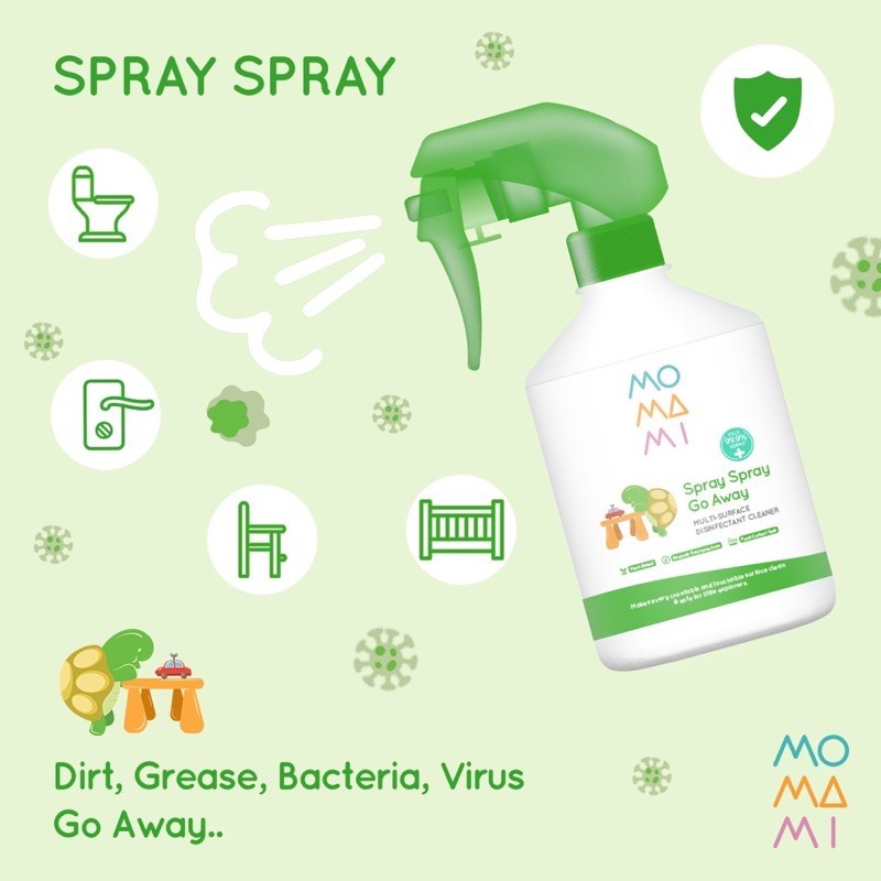 Momami Spray Spray Go Away Multisurface Cleaner 500ml - Multi Surface Sanitizer