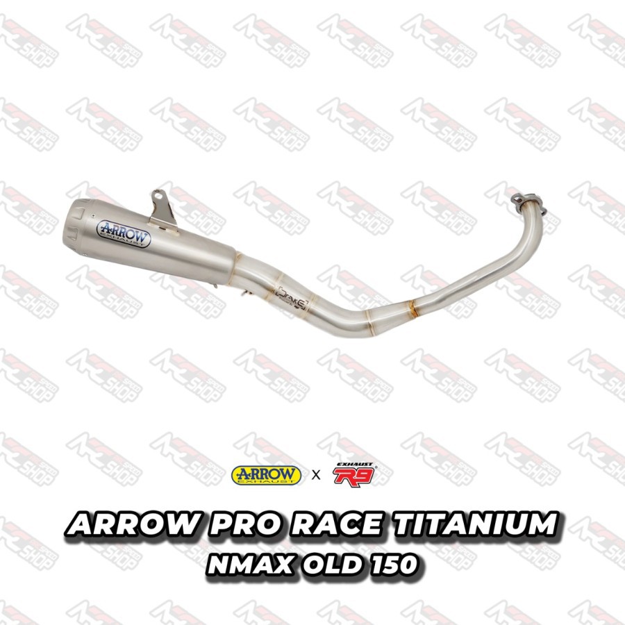Knalpot Arrow Pro Race Titanium Yamaha Nmax 150 OLD FULLSYSTEM