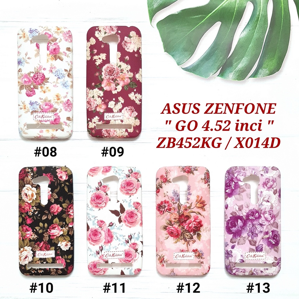 ZENFONE SELFIE ZD551KL Z00UD GO 4.52 IN ZB452KG X014D GO 5.0 IN ZB500KL X00AD - CK FLOWER Soft Case Glow In The Dark