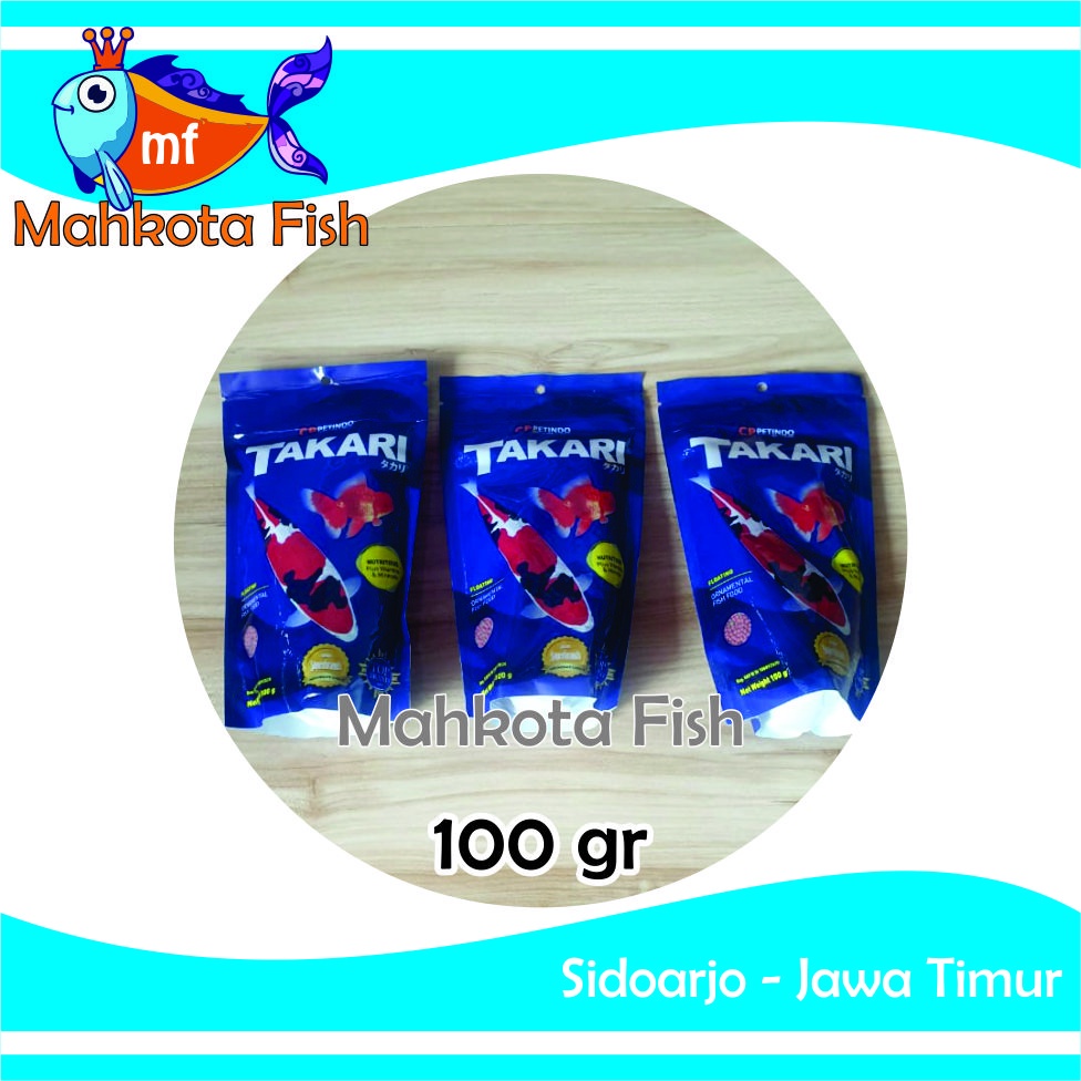 Pakan Ikan TAKARI 100gr | Makankan Ikan | Pelet Ikan Hias