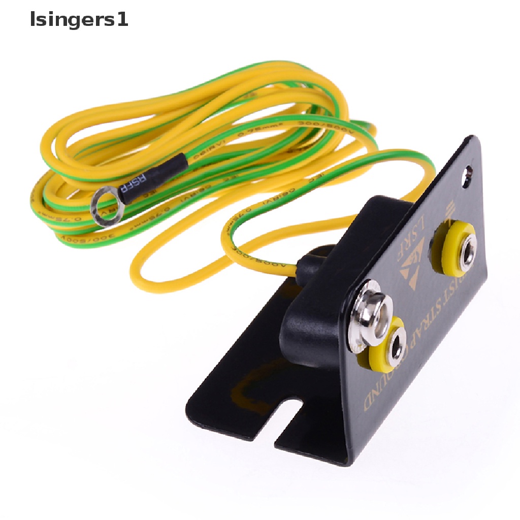 (lsingers1) Esd socket ground plug banana Ganda anti Statis Untuk strap Pergelangan Tangan