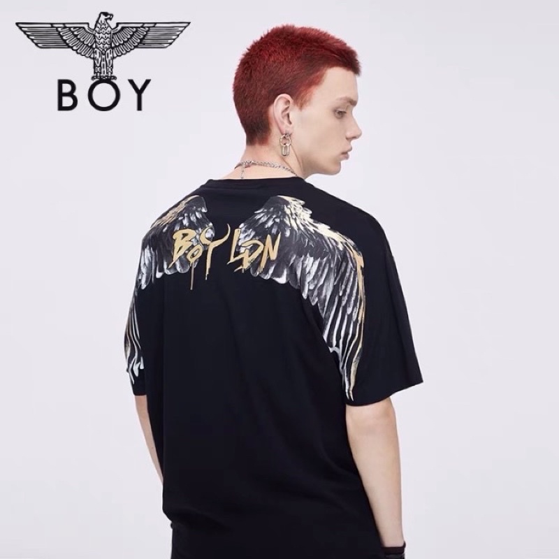 BOY07 KAOS T-SHIRT BOY LONDON PRIA WANITA ASIA EROPA WINGS