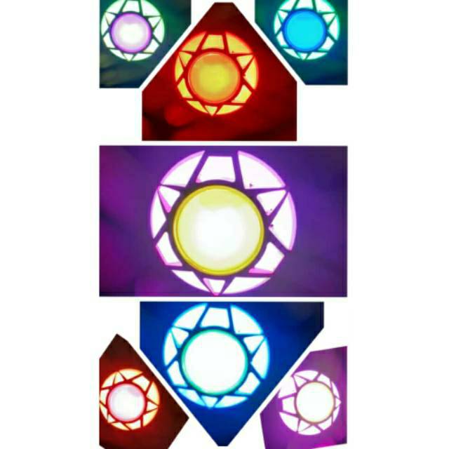 Lampu LED Stop Belakang Projie Bulat Rainbow Kedip Motor Vega Jupiter Satria Vixion Beat Mio