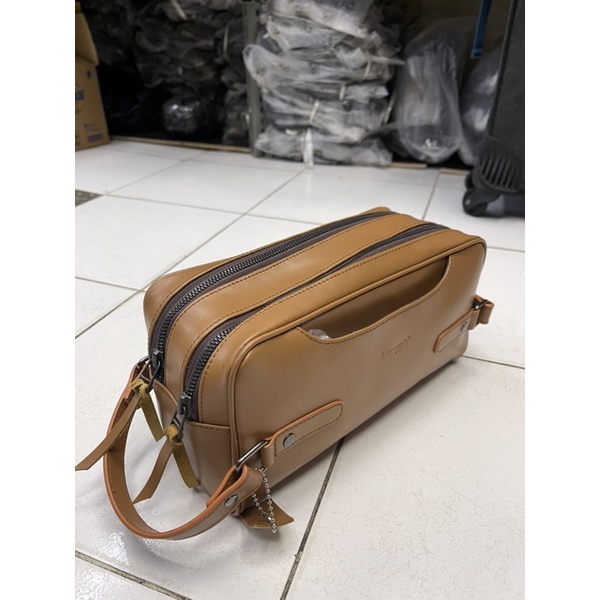 Tas Tangan Kulit Asli Handbag Pria / Wanita Clutch Hbag02