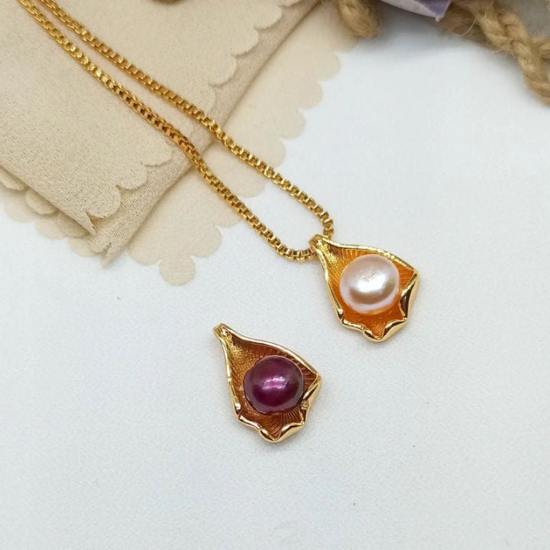 kalung mutiara asli lombok kalung kerang mutiara tawar