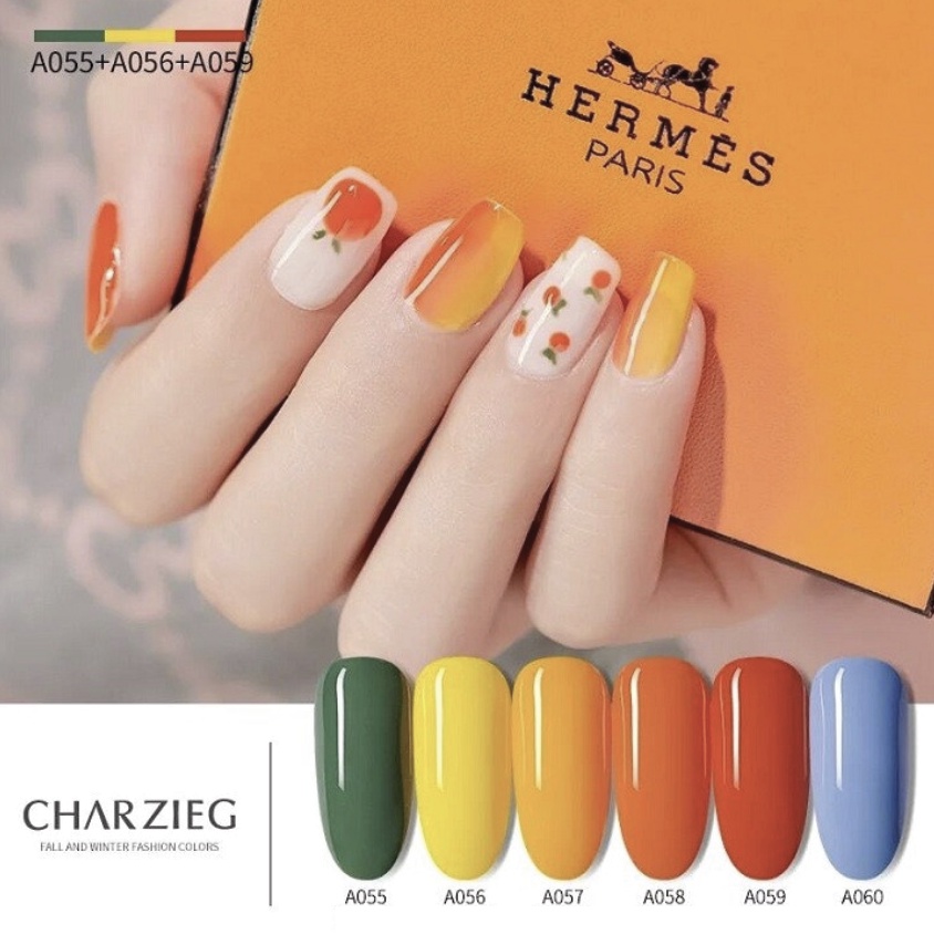 (51-100) CHARZIEG Kutek Soak Off Gel 15 ml Halal UV Polish Cat Kuku Tahan 2 Bulan KU007