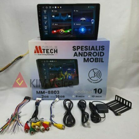 Head Unit Android 10 inch Mtech MM-8803 Voice Command RAM 2/16GB-2