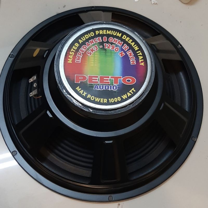 Speaker Component PEETO 12 Inch SKJ-1290 N Woofer Audio Max 1000 Watt