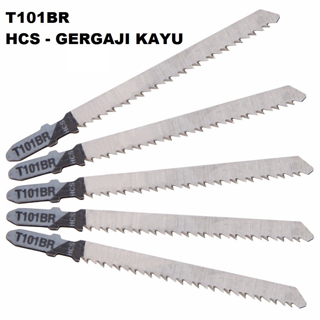  MATA GERGAJI  T101BR JIGSAW BLADE HCS For Wood Laminated 