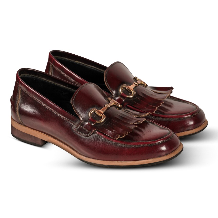 GILLY FRINGE MAROON WOMEN SHOES