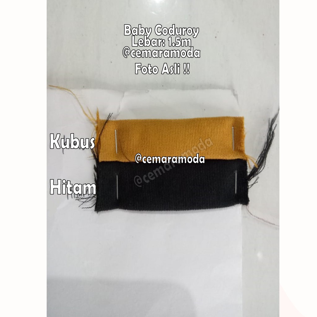 Kain Baby Codoray Softsuede (harga per 0.5 meter) / codoroy codoray kodoroy kodoray coduray coduroy / kain gamis kemeja atasan celana blazer blaser