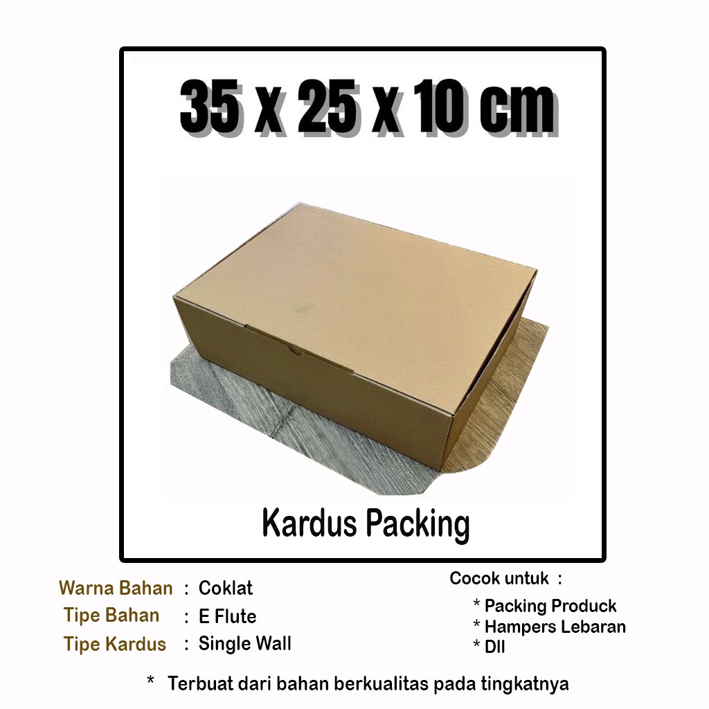 

Kardus Packing 35x25x10 cm | Kardus Hampers | Box Die Cut dan Easy Usage | Box hampers | Box lebaran