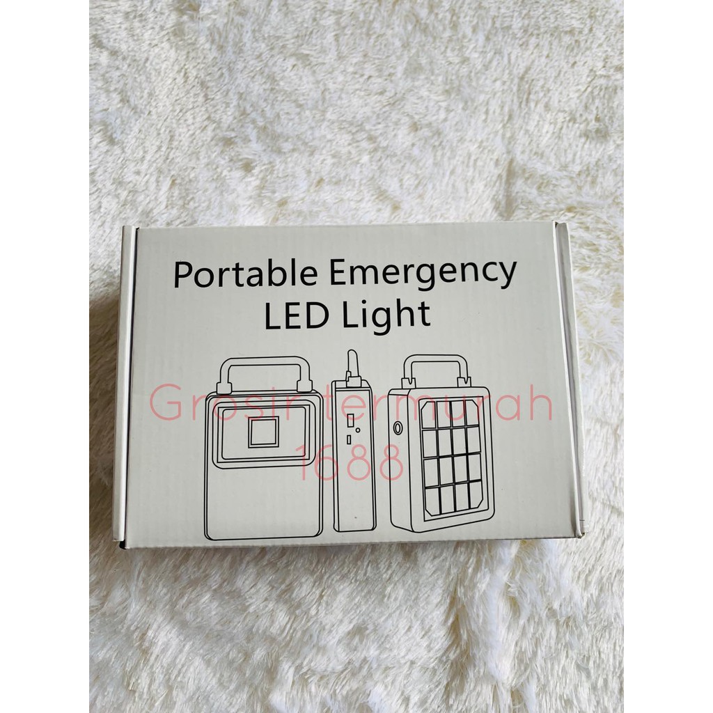 Lampu Senter Led Emergency Lampu Darurat Portable