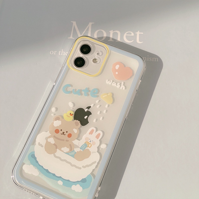 Case Bahan TPU Logo Coil Untuk iPhone 12 Pro Max 11 8plus 7plus 6 6s Plus 7 8 XR X XS Max SE 11Pro Max 12