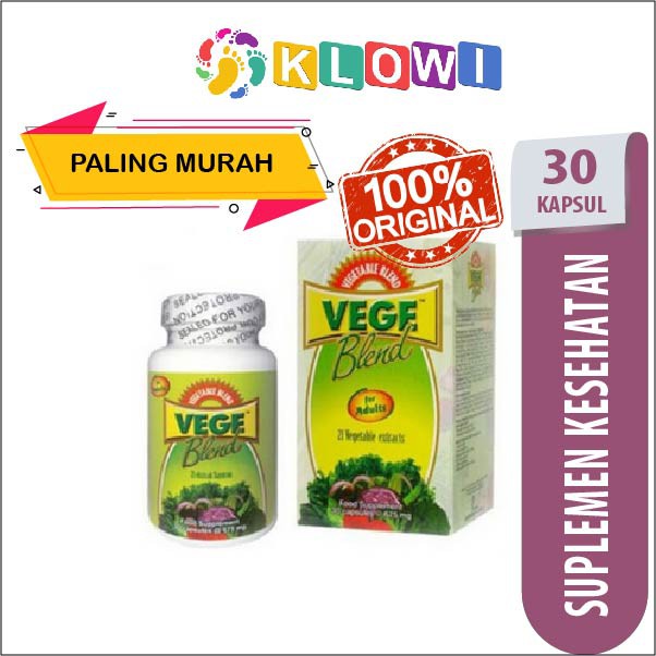 Vegeblend 21 Adult Isi 30 Kapsul - Suplemen Sayuran untuk Dewasa