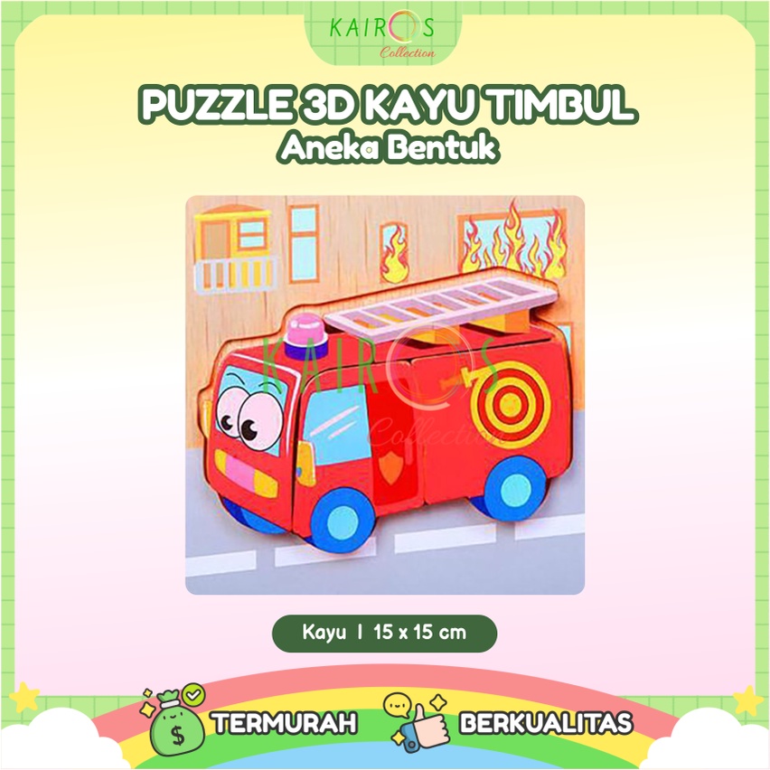 Puzzle Kayu Timbul Montesory Puzzle Timbul Anak Edukasi Montesori