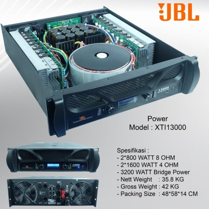 JBL POWER AMPLIFIER XTI-13000 XTI13000 ORIGINAL