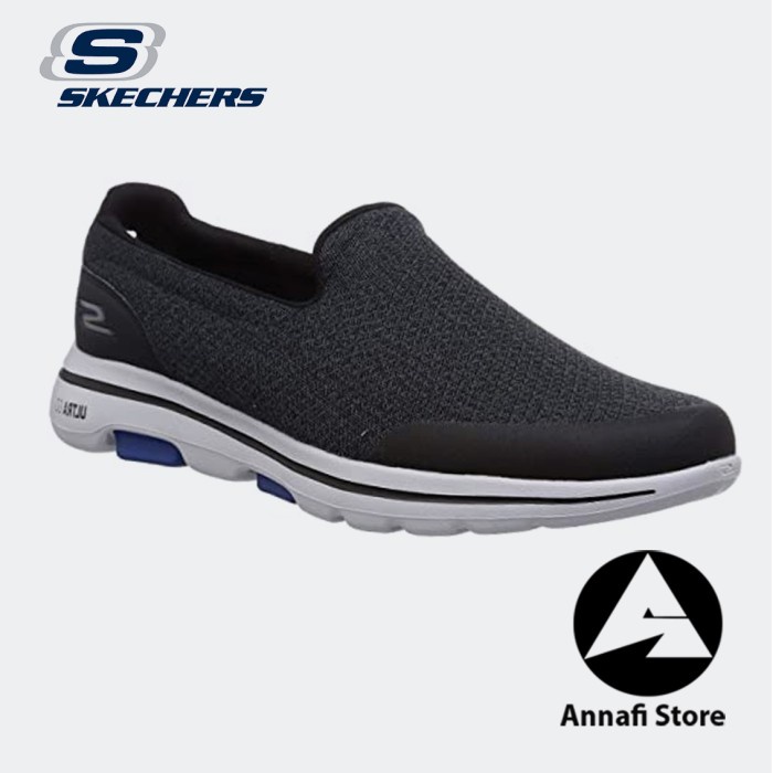 JUAL SEPATU SLIP ON PRIA SKECHERS GO WALK 5 SPARROW 55503-BLK - BLACK