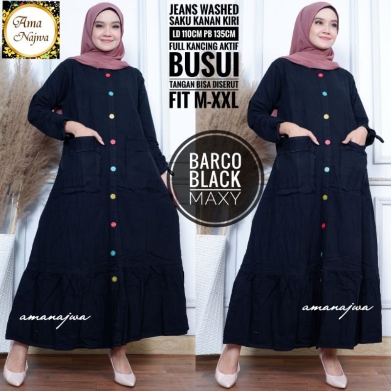 BARCO MAXY JEANSWASHED DENIM/GAMIS/LONGDRESS