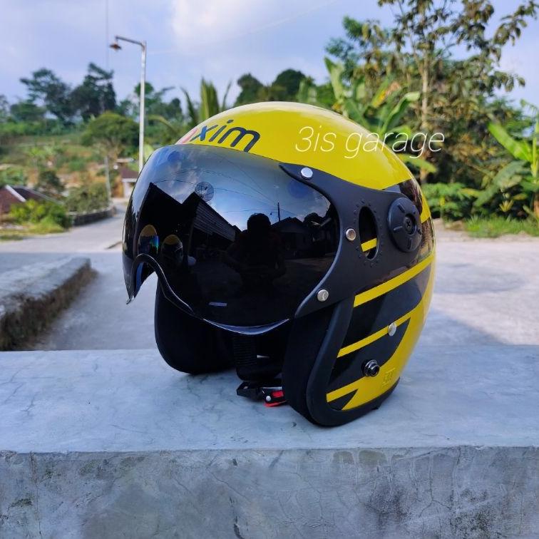 ((REKOMENDASI)) HELM MAXIM OJEK ONLINE