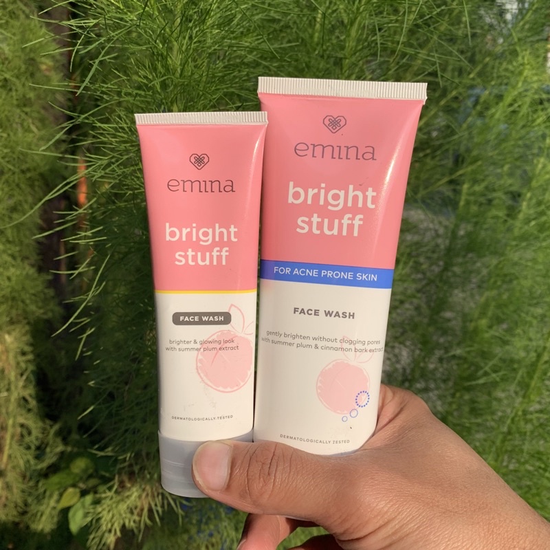Jual Emina Bright Stuff Face Wash Facial Foam Acne Prone Skin 50 ml