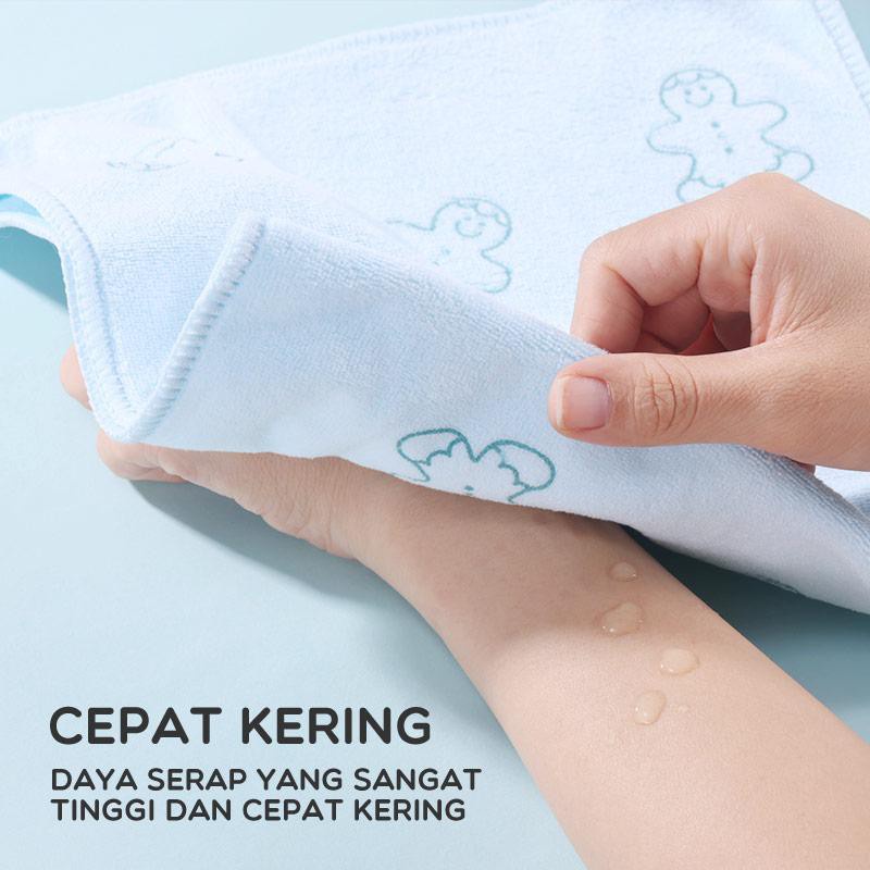 ALBINO 88 25x50CM Handuk Mandi Keramas 1 Paket isi 2 pcs Microfiber Tebal Daya Serap Tinggi Microfiber Towel Bahan Tebal ST40