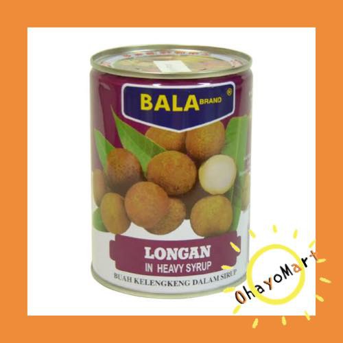 Bala Brand Longan/ Longan Kaleng/ Buah Kaleng / Kelengkeng Kaleng 565g