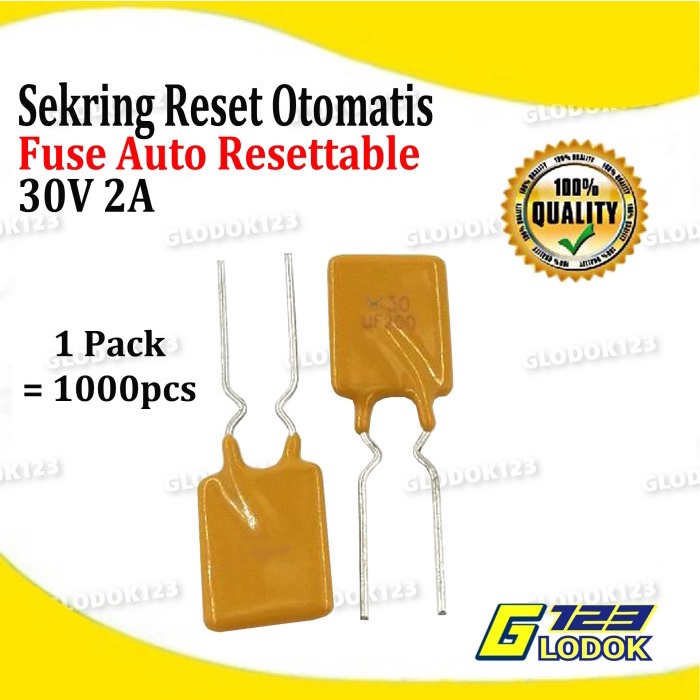 Sekring Reset Otomatis Auto Resettable Fuse Self Recovery PPTC 30v 2A