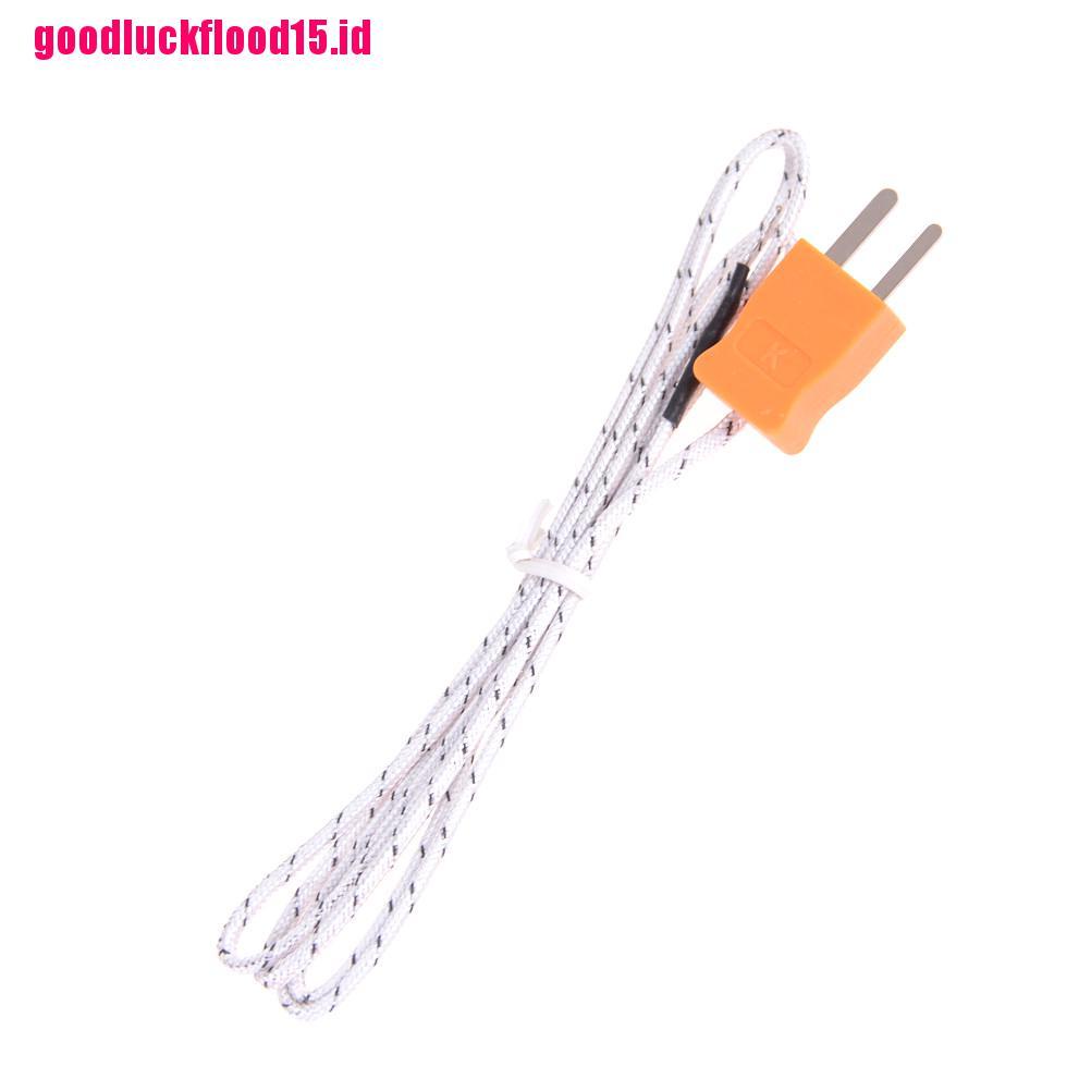 {LUCKID}1M K Type Thermocouple Probe Sensor For Digital Thermometer