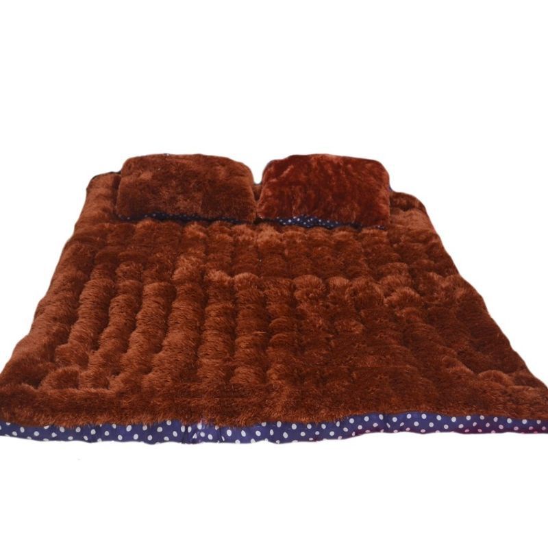 Kasur Bulu Rasfur Ambal Karpet tebal  lembut Menul Gender Cemol Gender 2 Bantal Surpet Polos COD