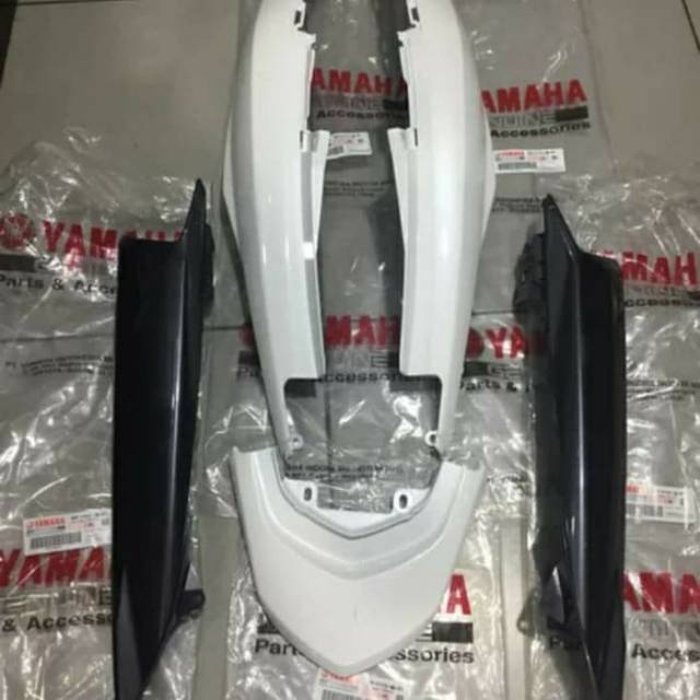 BODY BELAKANG SET MIO SOUL GT115 PUTIH ORI YGP