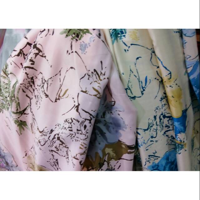 Hijab Maxmara premium motif abstrak