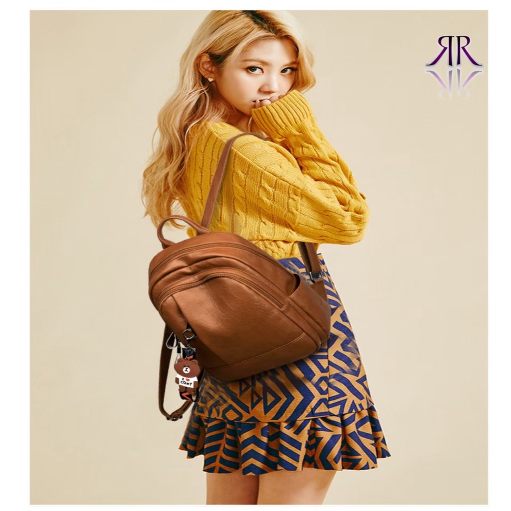 Tas Ransel Korean Style Remaja / Tas Ransel Wanita Dewasa / Tas Ransel Wanita Kuliah / Tas Wanita Traveling / Tas Ransel Kekinian Wanita 2022 / Tas Ransel Korea Style Cewek Kuliah / Tas Ransel Fashion Wanita / Tas Ransel Fashion Korea