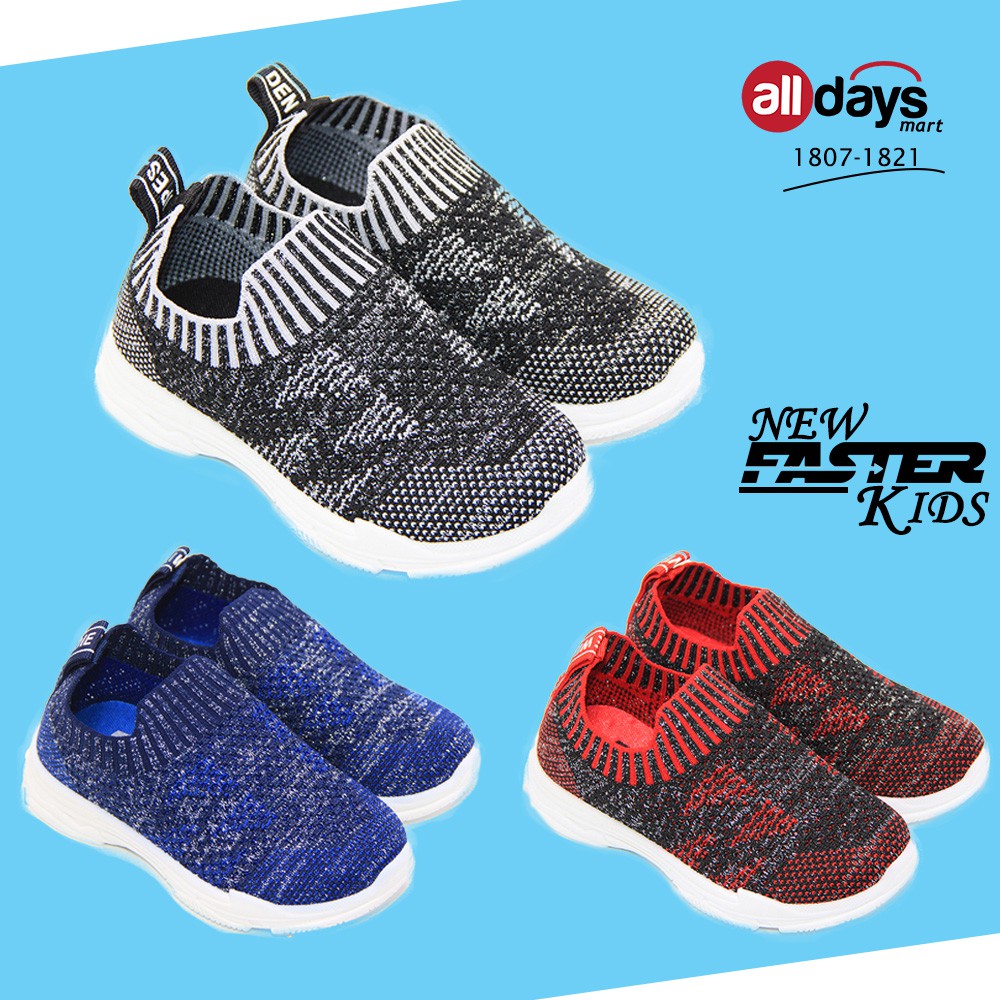 Faster Sepatu Sport Sneaker Anak Unisex 1807-1821 Size 26-31