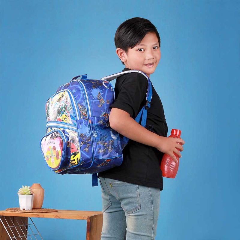 3 In 1 - Tas Ransel Anak Sekolah Pria Wanita Backpack Karakter Paud Tk Sd Terbaru Original Premium