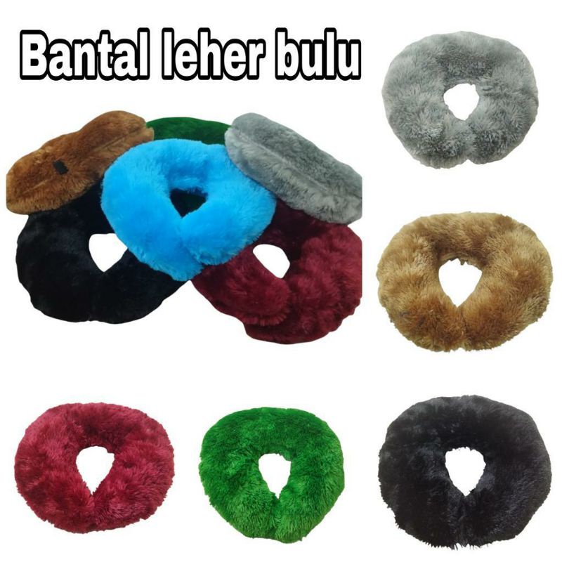 Bantal leher bulu rasfur super lembut murah meriah