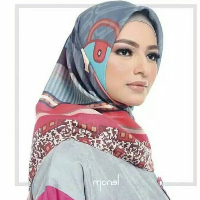 Hijab deenay kw motif monel kerudung terlaris motif kekinian
