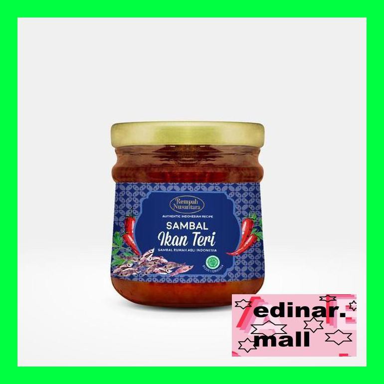 

50Siusbu Rempah Nusantara Sambal Teri 3 Botol Jar X 120Gr Bud050S