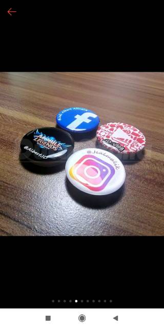 TERPOPULER Pop Socket Griptok Custom Resin BISA FOTO SENDIRI