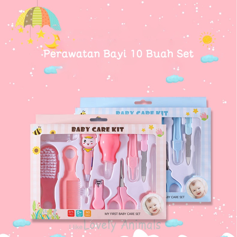 Baby Care kit set/Perawatan Bayi 10 Buah Set/Perawatan Bayi 6 Buah Set  L201/202