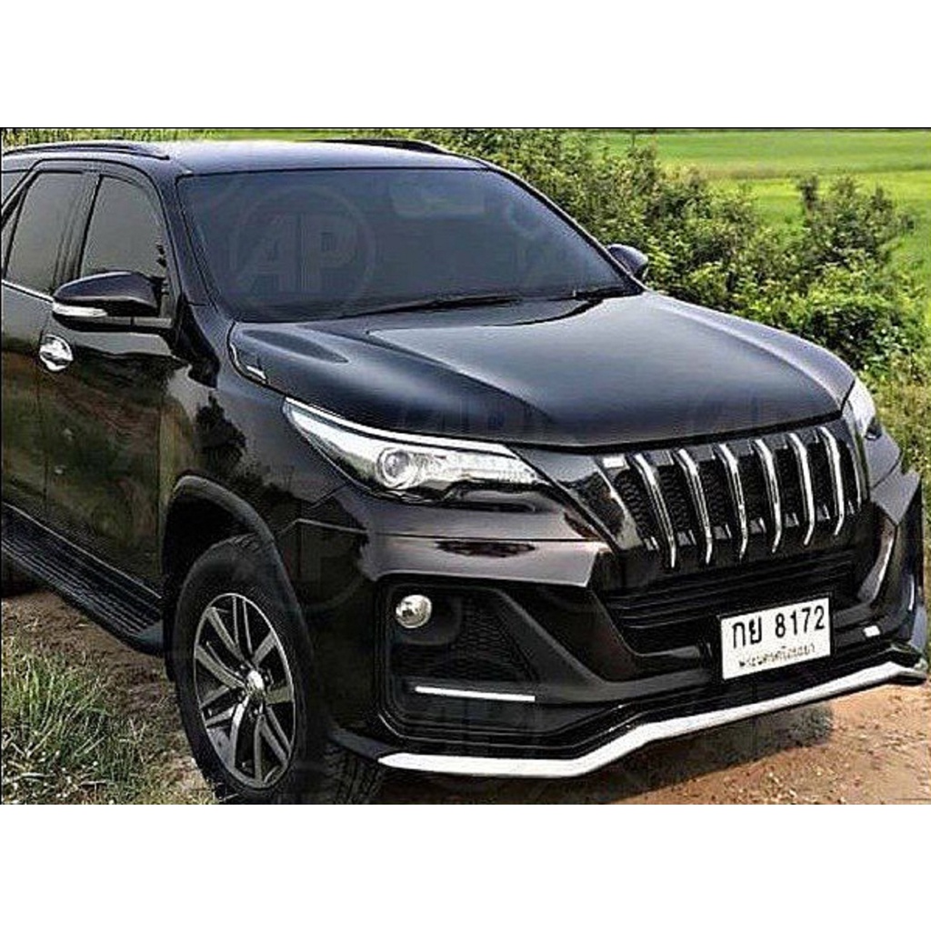 GRILL AN FORTUNER 2016-2020 M/APOLLO HITAM DOFF LIST CHROME JSL