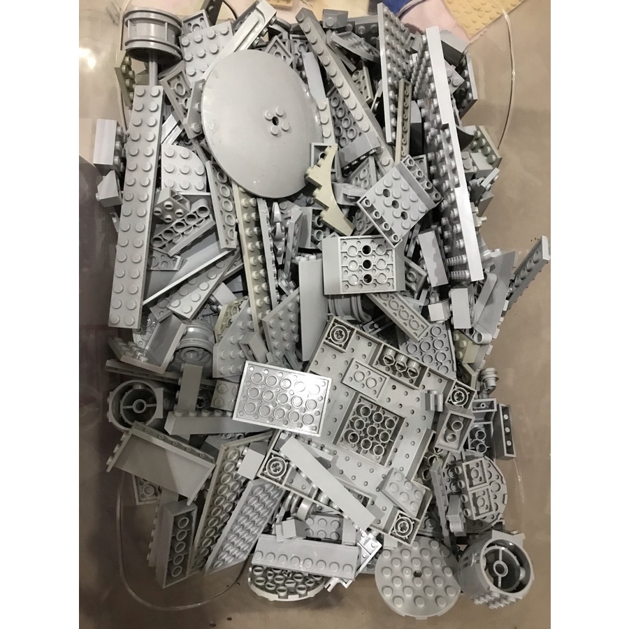 Lego Curah Part Original & Technic Bersih LBG Light Gray Grey 100gr