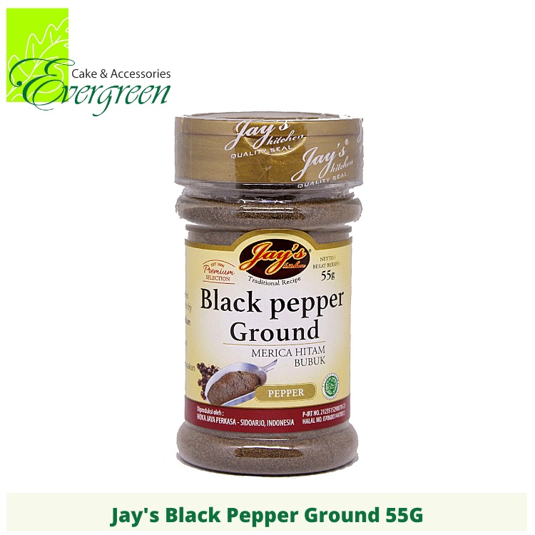 

Jay's Black Pepper Ground 55G