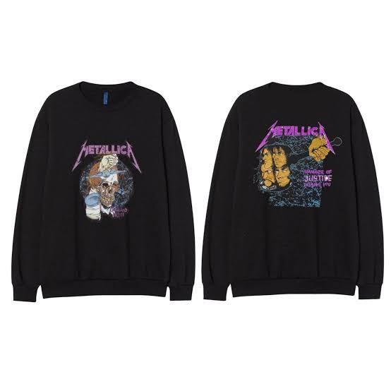 Crewneck H&amp;M Metallica Damage Justice Damage Inc Sweater Metallica HnM Original