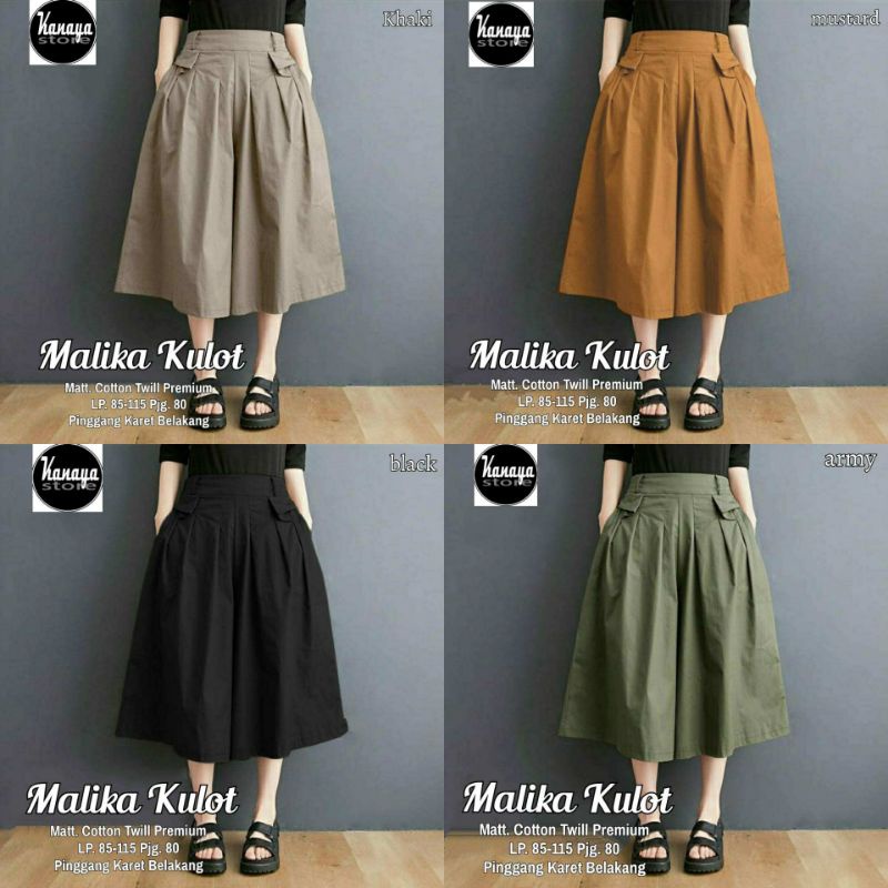 CELANA WANITA KATUN TWILL