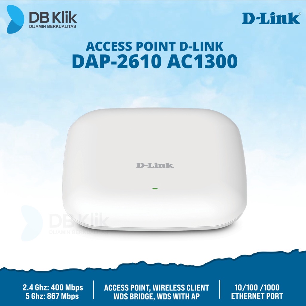 Access Point D-Link DAP-2610 AC1300 Wave 2 DualBand PoE- DLink DAP2610